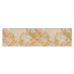 TAN MARBLE Satin Scarf (Oblong)