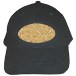 TAN DIAMOND BRICK Black Cap