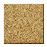 TAN DIAMOND BRICK Tile Coasters