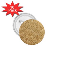 Tan Diamond Brick 1 75  Buttons (10 Pack) by trendistuff