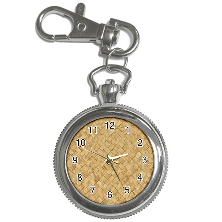 TAN DIAMOND BRICK Key Chain Watches