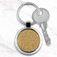 Tan Diamond Brick Key Chains (round)  by trendistuff