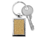 TAN DIAMOND BRICK Key Chains (Rectangle) 