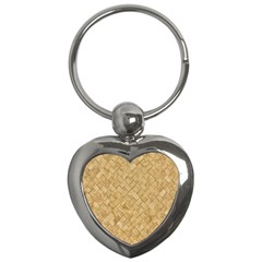 Tan Diamond Brick Key Chains (heart)  by trendistuff