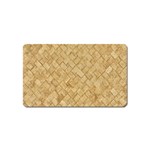 TAN DIAMOND BRICK Magnet (Name Card)