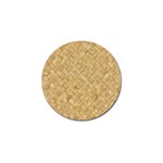 TAN DIAMOND BRICK Golf Ball Marker