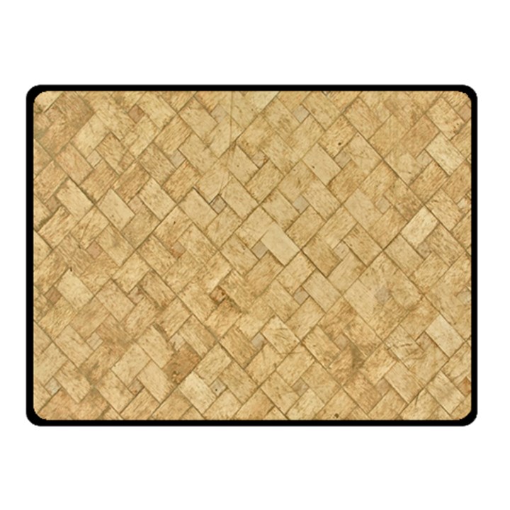 TAN DIAMOND BRICK Fleece Blanket (Small)