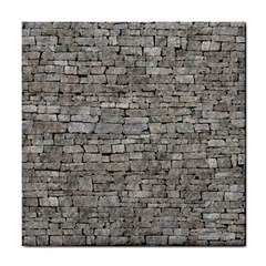 Stone Wall Grey Tile Coasters by trendistuff