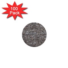 Stone Wall Grey 1  Mini Buttons (100 Pack)  by trendistuff