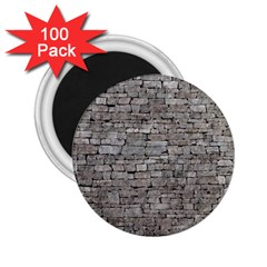 Stone Wall Grey 2 25  Magnets (100 Pack)  by trendistuff