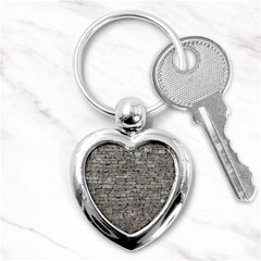 Stone Wall Grey Key Chains (heart)  by trendistuff