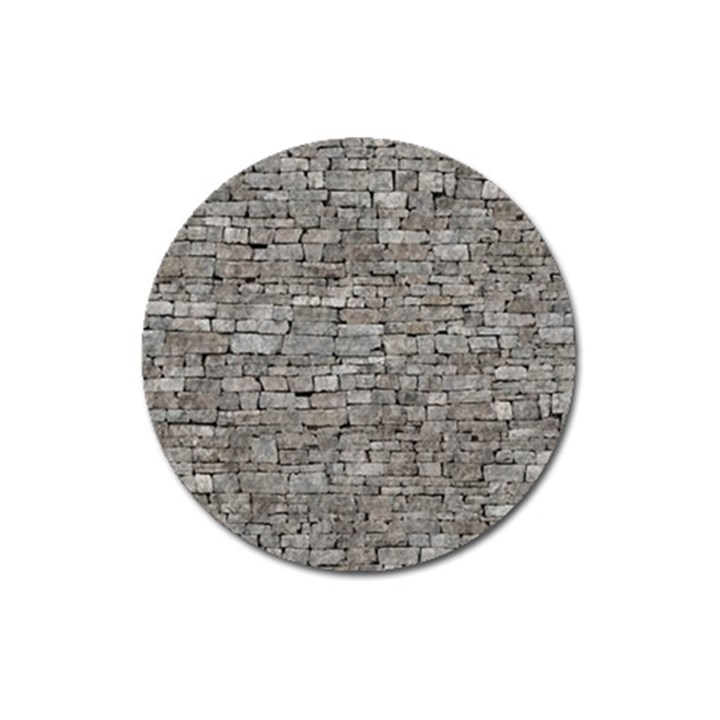 STONE WALL GREY Magnet 3  (Round)