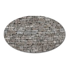 Stone Wall Grey Oval Magnet by trendistuff