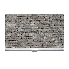 Stone Wall Grey Business Card Holders by trendistuff