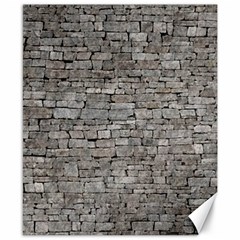 Stone Wall Grey Canvas 8  X 10  by trendistuff