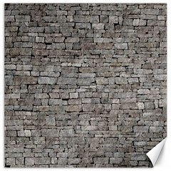 Stone Wall Grey Canvas 12  X 12   by trendistuff