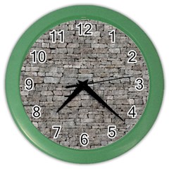 Stone Wall Grey Color Wall Clocks