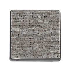 Stone Wall Grey Memory Card Reader (square) by trendistuff