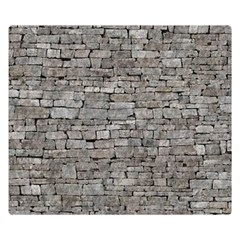 Stone Wall Grey Double Sided Flano Blanket (small) 