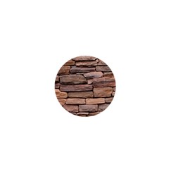 Stone Wall Brown 1  Mini Buttons by trendistuff