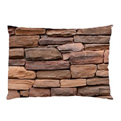 Stone Wall Brown Pillow Cases