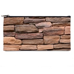 Stone Wall Brown Pencil Cases by trendistuff