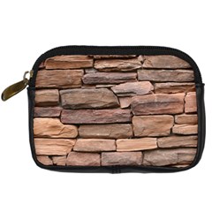 Stone Wall Brown Digital Camera Cases by trendistuff