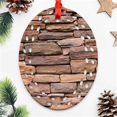 Stone Wall Brown Ornament (oval Filigree) 