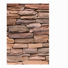 Stone Wall Brown Small Garden Flag (two Sides)