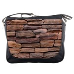 STONE WALL BROWN Messenger Bags Front