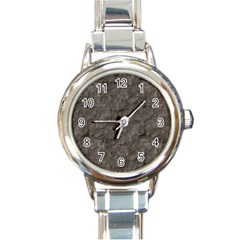 Stone Round Italian Charm Watches