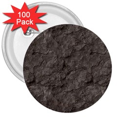 Stone 3  Buttons (100 Pack) 