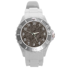 Stone Round Plastic Sport Watch (l)