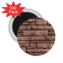 Sandstone Brick 2 25  Magnets (100 Pack)  by trendistuff