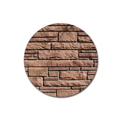 Sandstone Brick Magnet 3  (round)