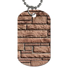 Sandstone Brick Dog Tag (two Sides) by trendistuff