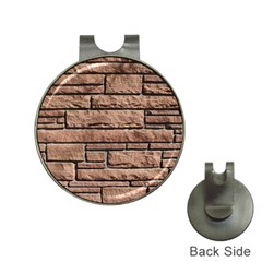 Sandstone Brick Hat Clips With Golf Markers