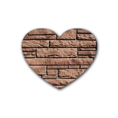 Sandstone Brick Heart Coaster (4 Pack) 