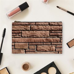 Sandstone Brick Cosmetic Bag (medium)  by trendistuff