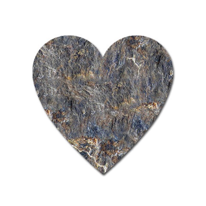 RUSTY STONE Heart Magnet