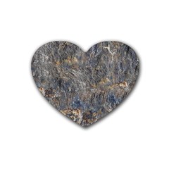 Rusty Stone Heart Coaster (4 Pack)  by trendistuff