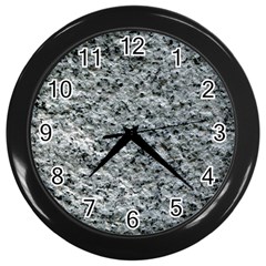 Rough Grey Stone Wall Clocks (black) by trendistuff