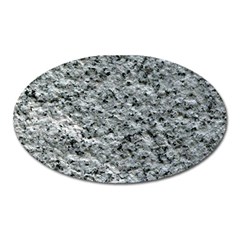 Rough Grey Stone Oval Magnet by trendistuff