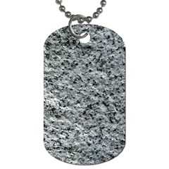 Rough Grey Stone Dog Tag (one Side)