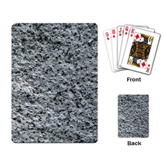 Rough Grey Stone Playing Card by trendistuff