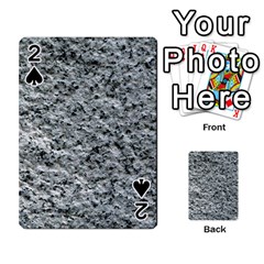 Rough Grey Stone Playing Cards 54 Designs  by trendistuff