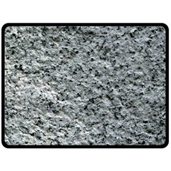 Rough Grey Stone Fleece Blanket (large) 