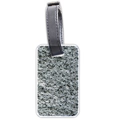 Rough Grey Stone Luggage Tags (one Side) 