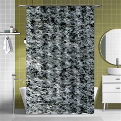 Rough Grey Stone Shower Curtain 48  X 72  (small) 