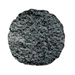 ROUGH GREY STONE Standard 15  Premium Round Cushions Front